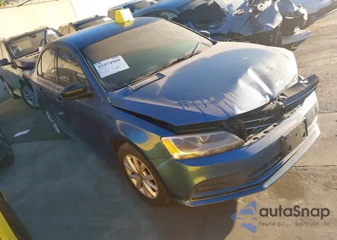 2015 Volkswagen Jetta 1.8T Se из США, поврежденный, VIN 3VWD17AJ4FM352578